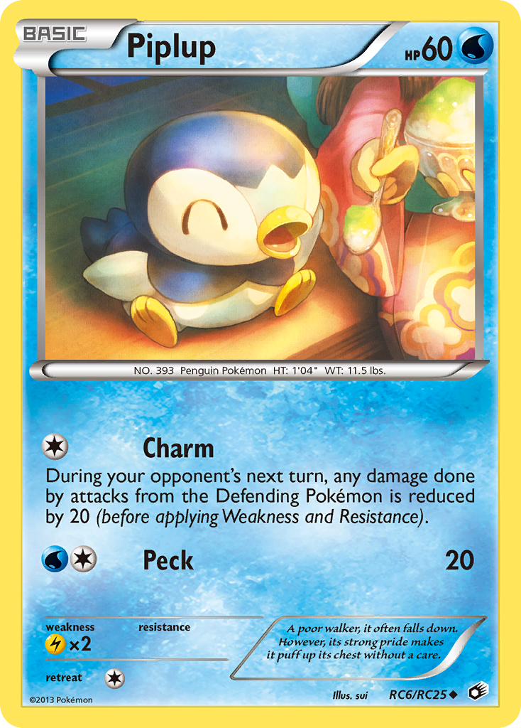 Piplup (RC6/RC25) [Black & White: Legendary Treasures] | Good Games Cannington