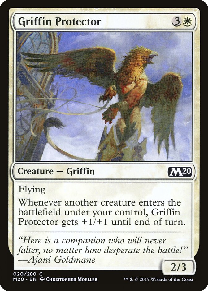 Griffin Protector [Core Set 2020] | Good Games Cannington