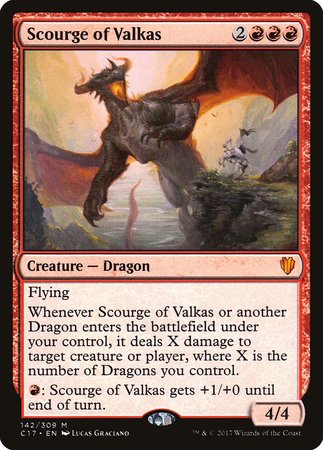 Scourge of Valkas [Commander 2017] | Good Games Cannington