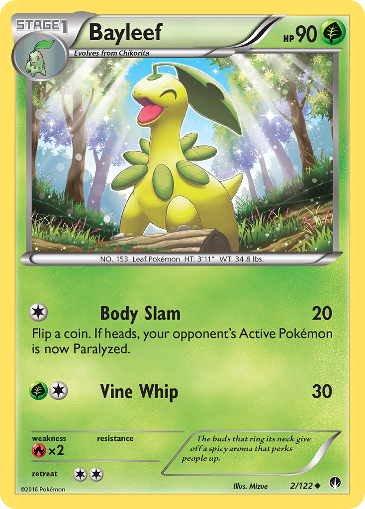 Bayleef (2/122) [XY: BREAKpoint] | Good Games Cannington