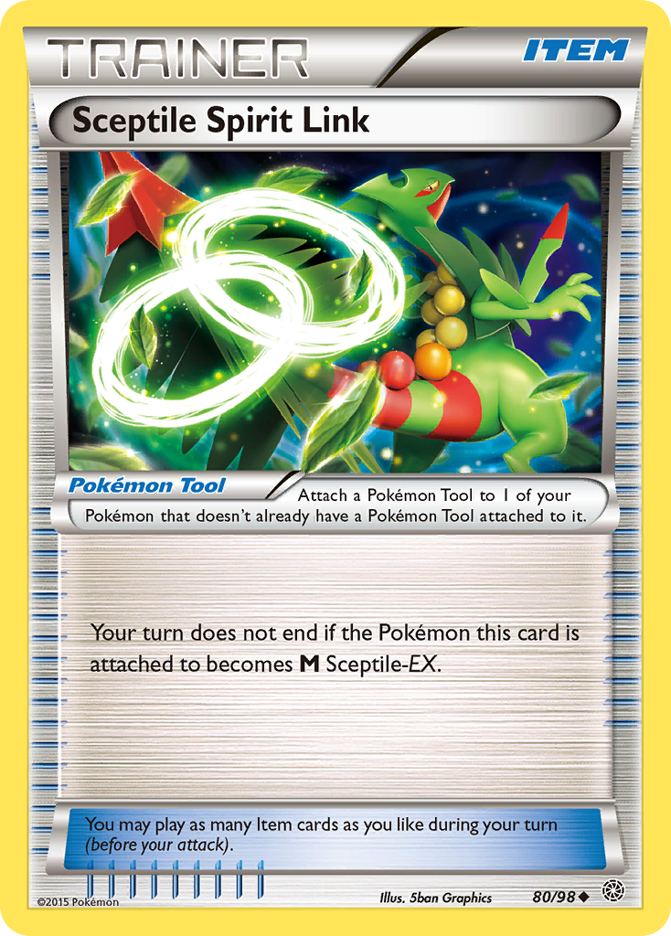 Sceptile Spirit Link (80/98) [XY: Ancient Origins] | Good Games Cannington