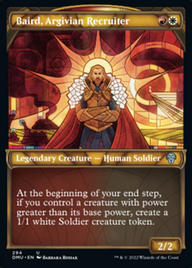 Baird, Argivian Recruiter (Showcase) [Dominaria United] | Good Games Cannington