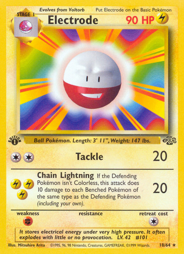 Electrode (18/64) [Jungle 1st Edition] | Good Games Cannington
