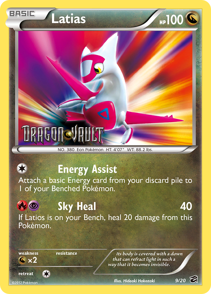 Latias (9/20) [Black & White: Dragon Vault] | Good Games Cannington