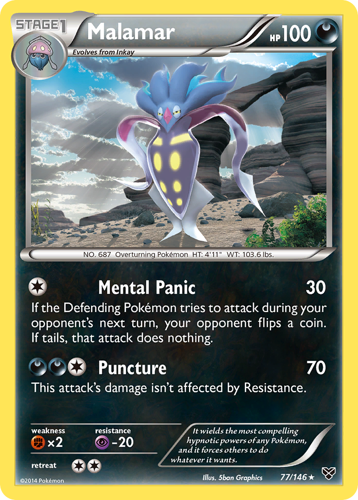 Malamar (77/146) [XY: Base Set] | Good Games Cannington