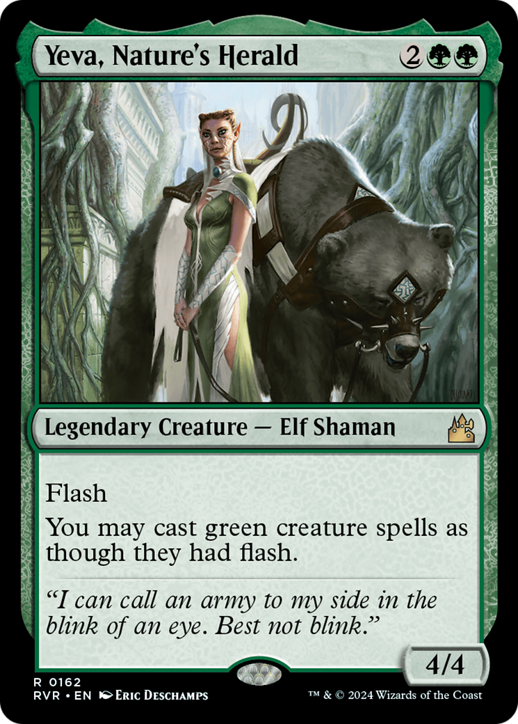 Yeva, Nature's Herald [Ravnica Remastered] | Good Games Cannington