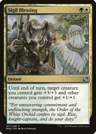 Sigil Blessing [Modern Masters 2015] | Good Games Cannington