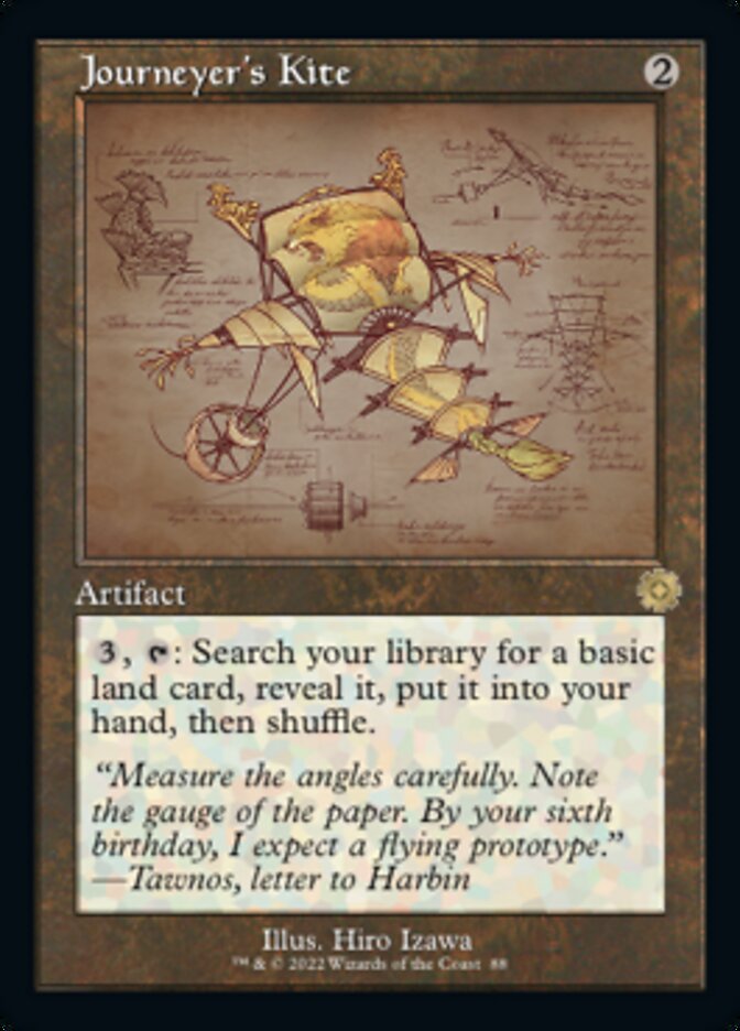 Journeyer's Kite (Retro Schematic) [The Brothers' War Retro Artifacts] | Good Games Cannington