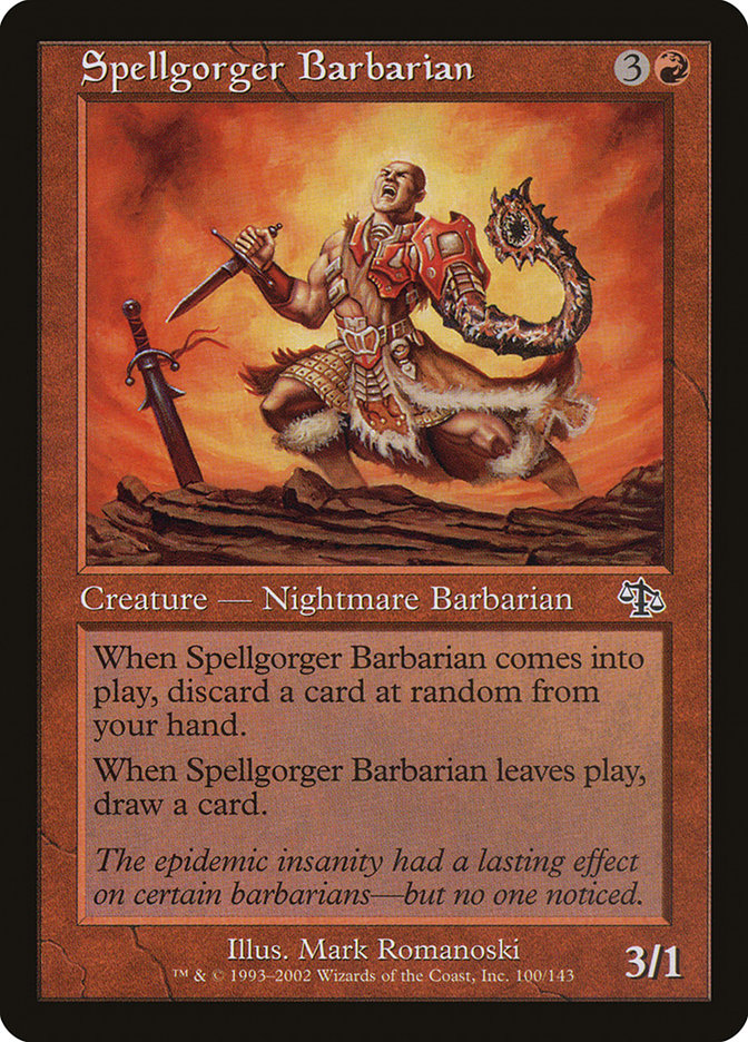 Spellgorger Barbarian [Judgment] | Good Games Cannington