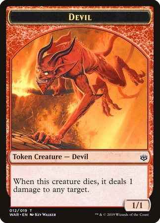 Devil Token [War of the Spark Tokens] | Good Games Cannington