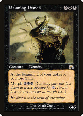 Grinning Demon [Onslaught] | Good Games Cannington