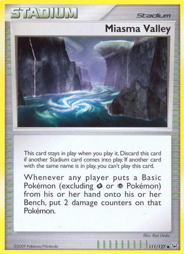 Miasma Valley (111/127) [Platinum: Base Set] | Good Games Cannington