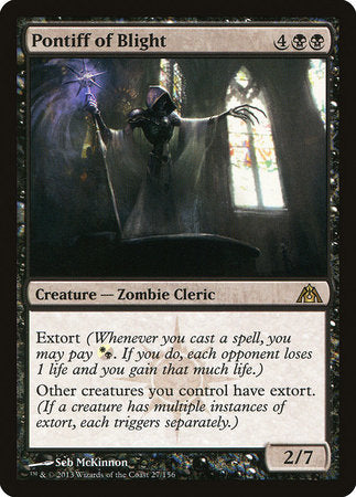 Pontiff of Blight [Dragon's Maze] | Good Games Cannington