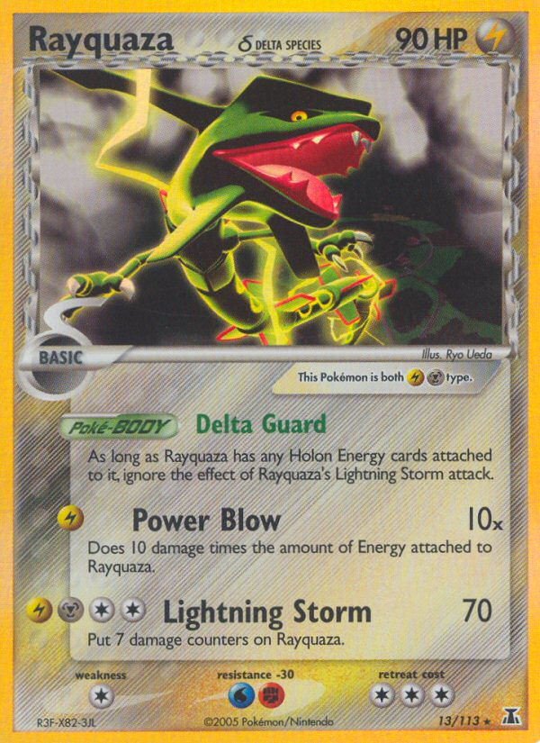 Rayquaza (13/113) (Delta Species) [EX: Delta Species] | Good Games Cannington