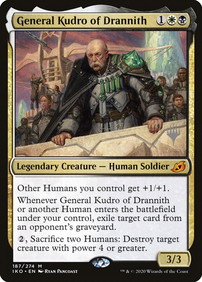 General Kudro of Drannith (Promo Pack) [Ikoria: Lair of Behemoths Promos] | Good Games Cannington