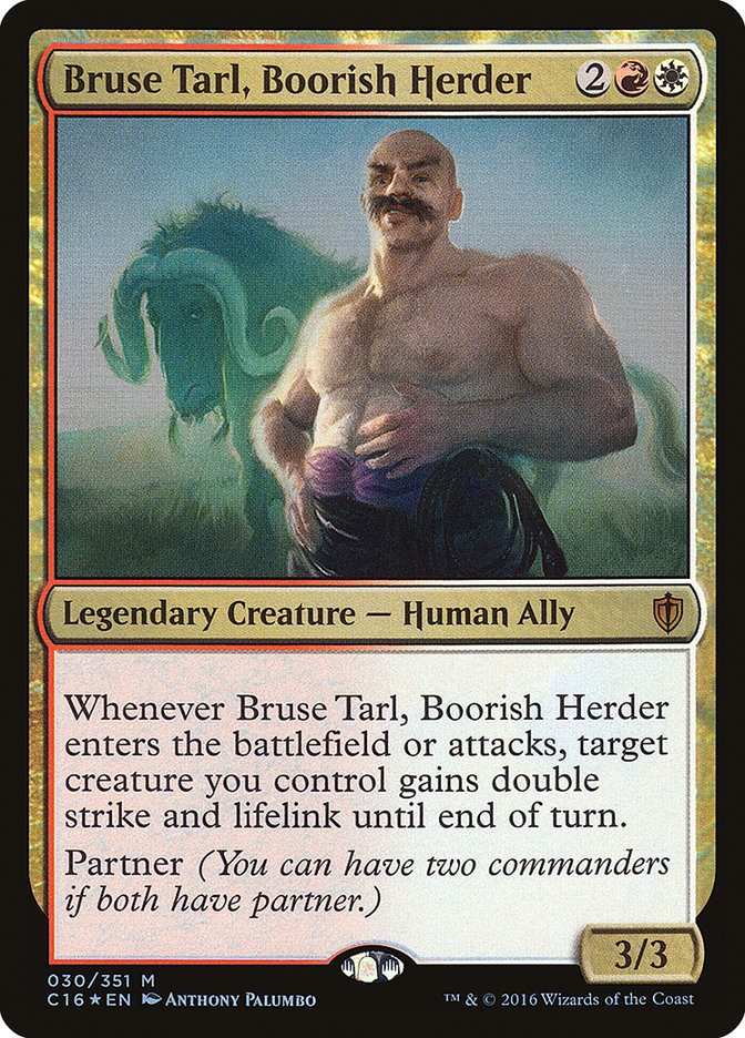 Bruse Tarl, Boorish Herder [Commander 2016] | Good Games Cannington