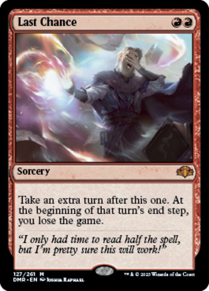 Last Chance [Dominaria Remastered] | Good Games Cannington