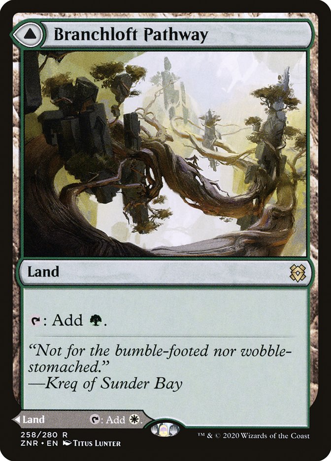 Branchloft Pathway // Boulderloft Pathway [Zendikar Rising] | Good Games Cannington