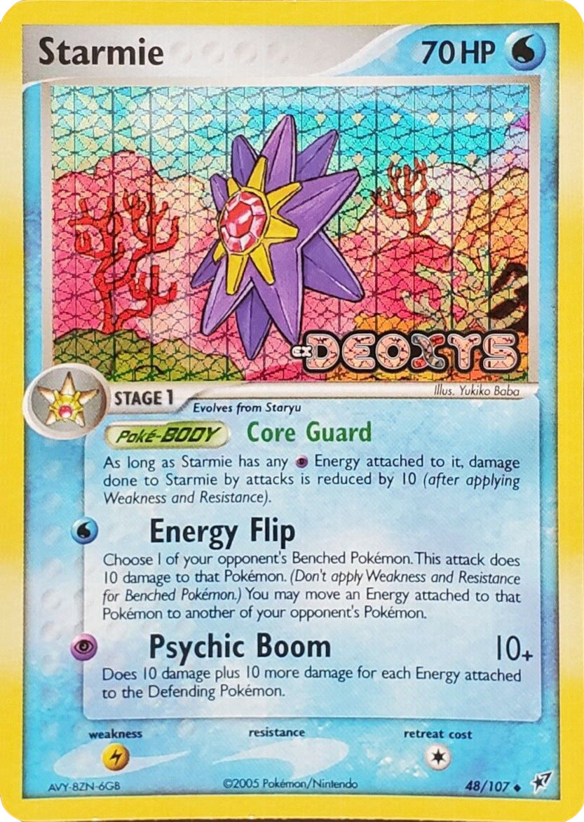 Starmie (48/107) (Stamped) [EX: Deoxys] | Good Games Cannington