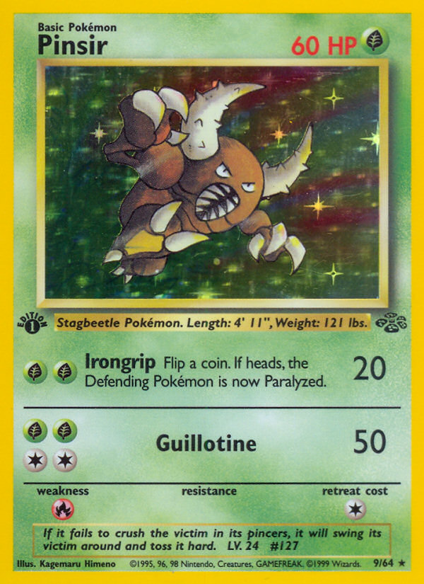 Pinsir (9/64) [Jungle 1st Edition] | Good Games Cannington