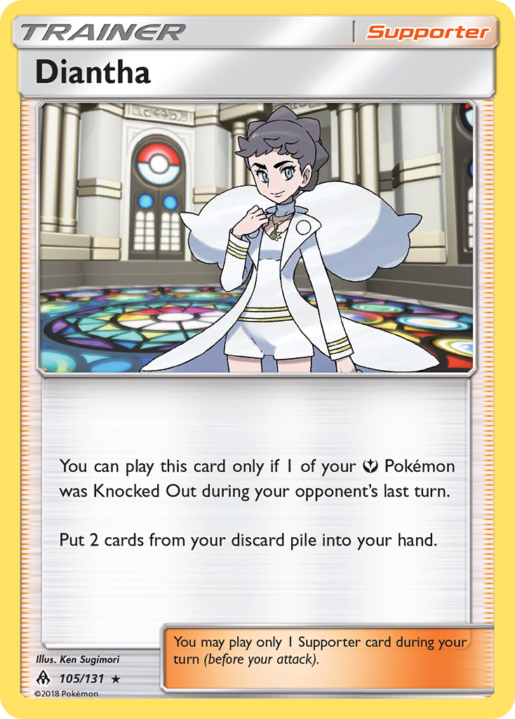 Diantha (105/131) [Sun & Moon: Forbidden Light] | Good Games Cannington
