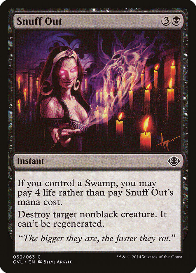 Snuff Out (Garruk vs. Liliana) [Duel Decks Anthology] | Good Games Cannington