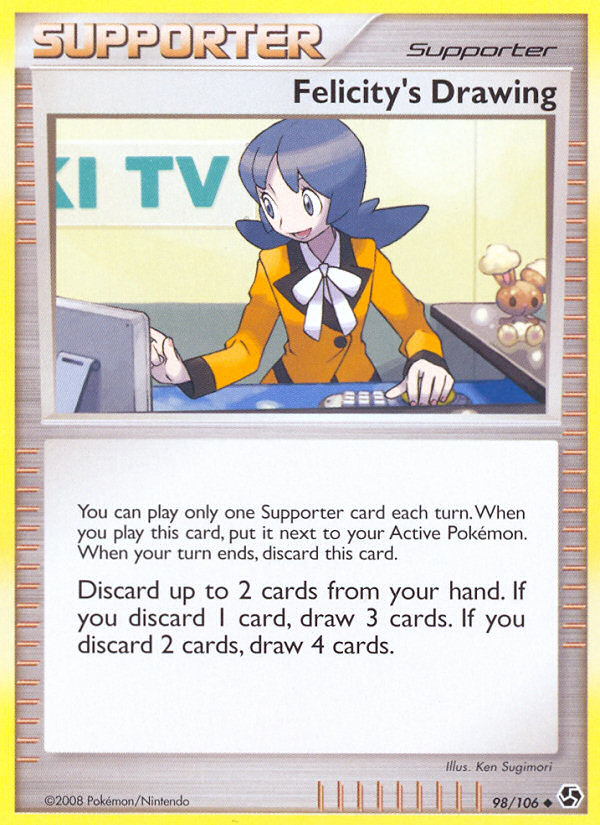 Felicity's Drawing (98/106) [Diamond & Pearl: Great Encounters] | Good Games Cannington
