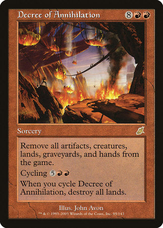 Decree of Annihilation [Scourge] | Good Games Cannington