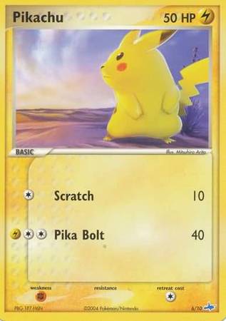Pikachu (6/10) [EX: Trainer Kit - Latios] | Good Games Cannington
