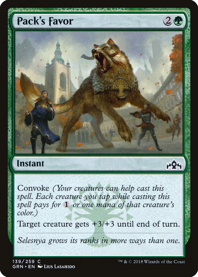 Pack's Favor [Guilds of Ravnica] | Good Games Cannington