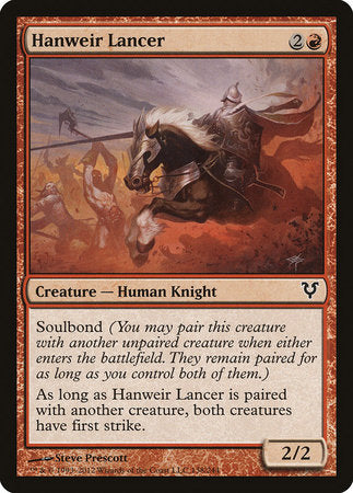 Hanweir Lancer [Avacyn Restored] | Good Games Cannington