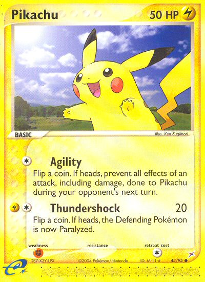 Pikachu (43/95) [EX: Team Magma vs Team Aqua] | Good Games Cannington