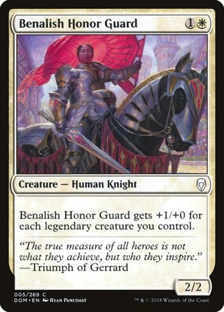 Benalish Honor Guard [Dominaria] | Good Games Cannington