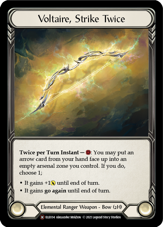 Voltaire, Strike Twice [U-ELE034] Unlimited Rainbow Foil | Good Games Cannington
