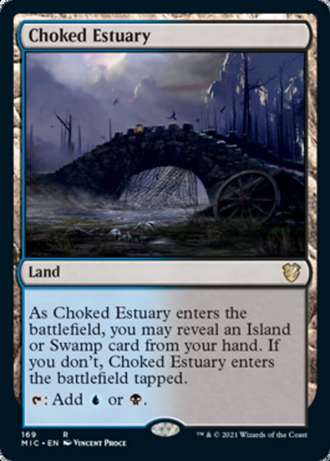Choked Estuary [Innistrad: Midnight Hunt Commander] | Good Games Cannington