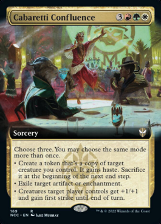 Cabaretti Confluence (Extended Art) [Streets of New Capenna Commander] | Good Games Cannington