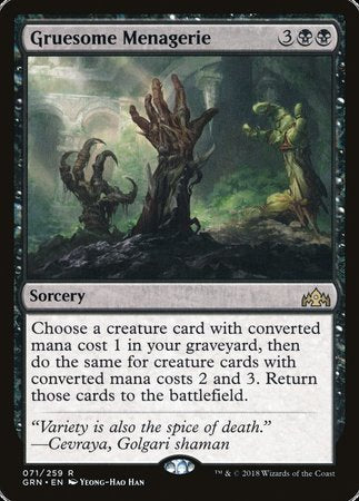 Gruesome Menagerie [Guilds of Ravnica] | Good Games Cannington