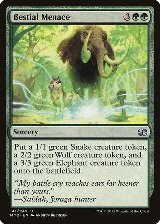 Bestial Menace [Modern Masters 2015] | Good Games Cannington