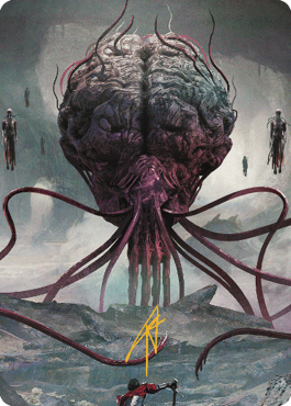 Elder Brain Art Card (Gold-Stamped Signature) [Commander Legends: Battle for Baldur's Gate Art Series] | Good Games Cannington