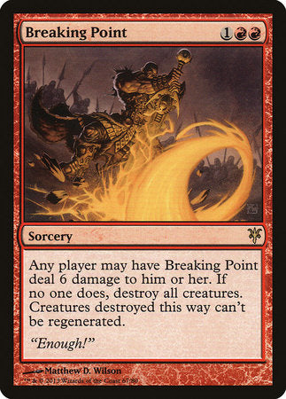 Breaking Point [Duel Decks: Sorin vs. Tibalt] | Good Games Cannington