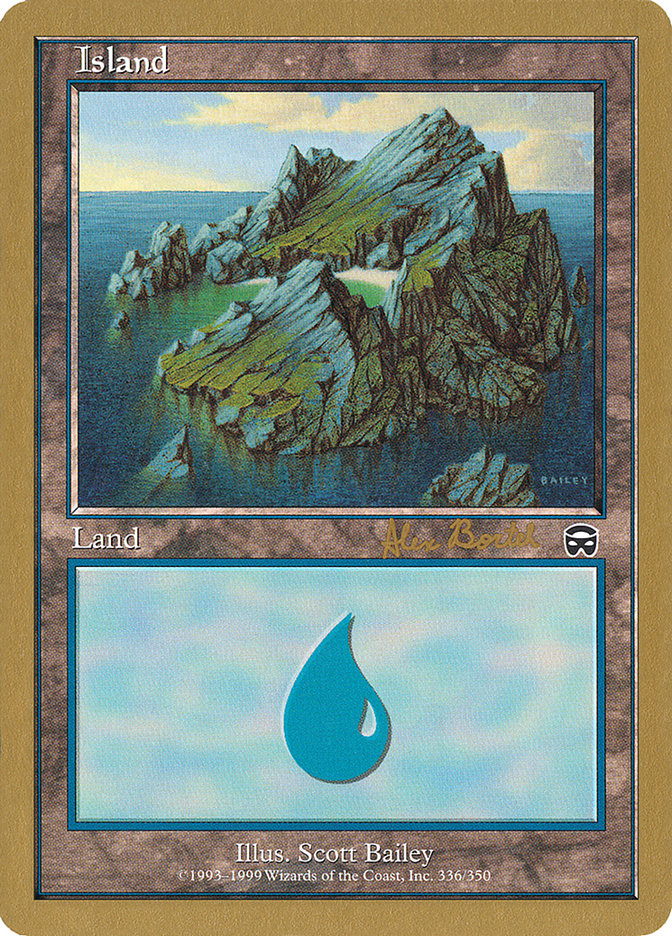 Island (ab336) (Alex Borteh) [World Championship Decks 2001] | Good Games Cannington