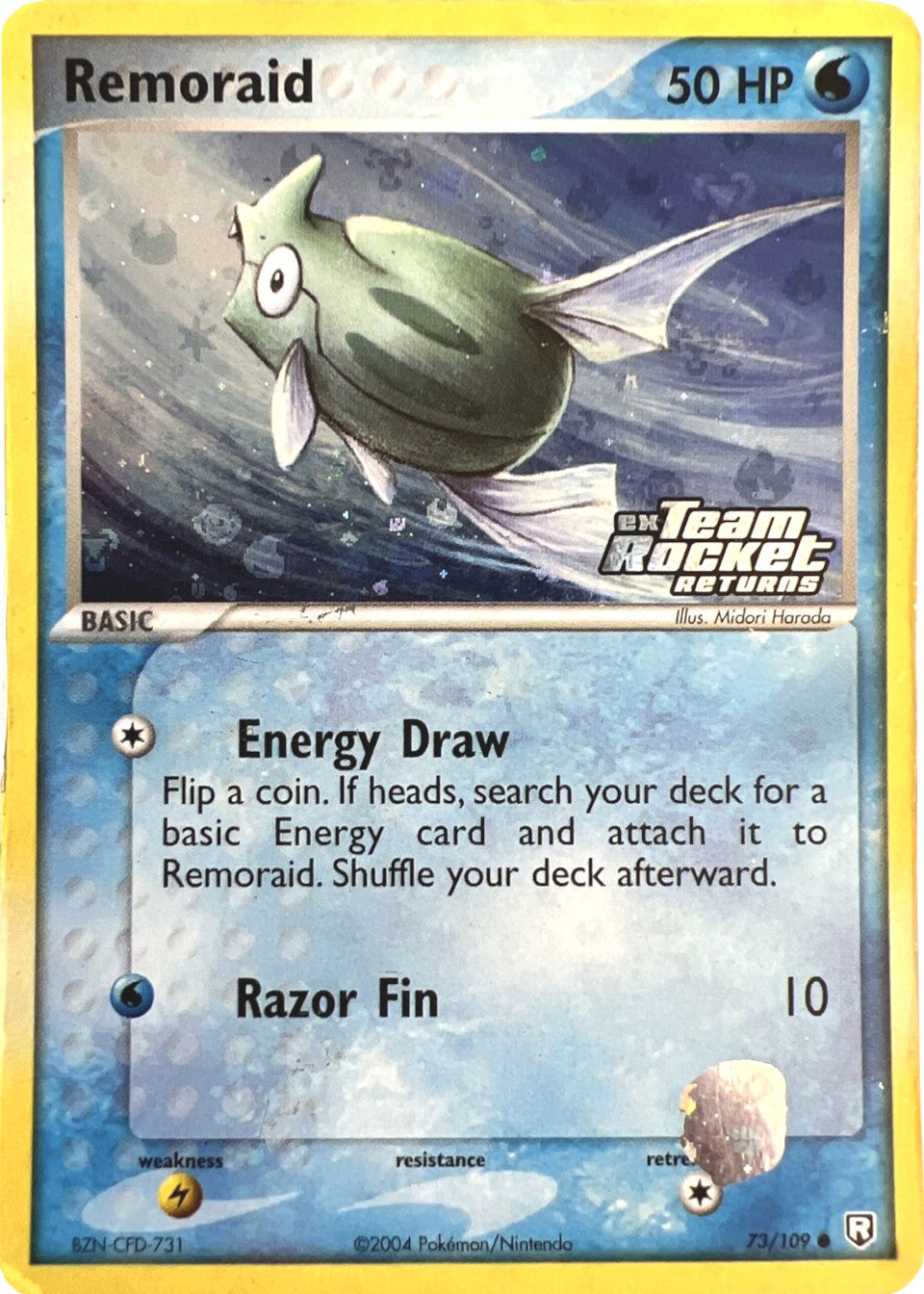 Remoraid (73/109) (Stamped) [EX: Team Rocket Returns] | Good Games Cannington