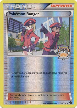 Pokemon Ranger (104/114) (Championship Promo) [XY: Steam Siege] | Good Games Cannington
