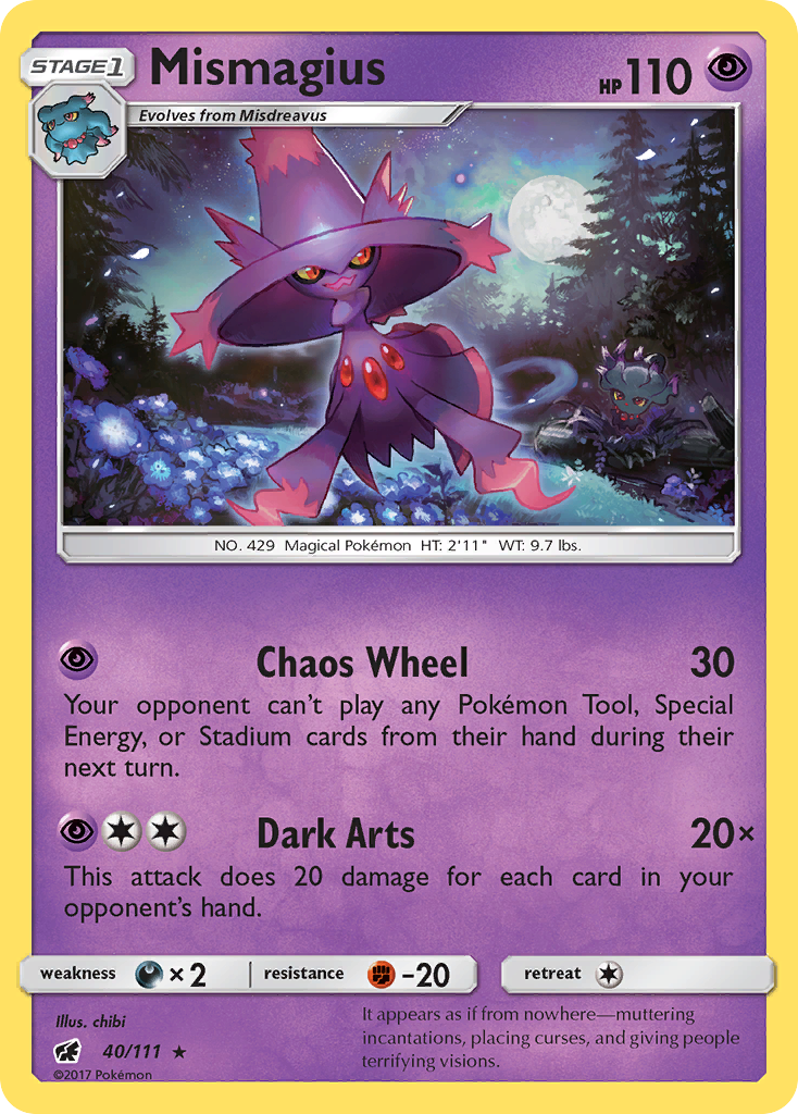 Mismagius (40/111) [Sun & Moon: Crimson Invasion] | Good Games Cannington