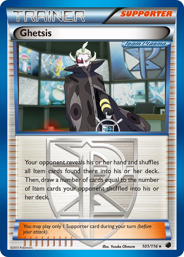 Ghetsis (101/116) (Theme Deck Exclusive) [Black & White: Plasma Freeze] | Good Games Cannington