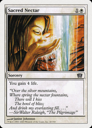Sacred Nectar [Eighth Edition] | Good Games Cannington