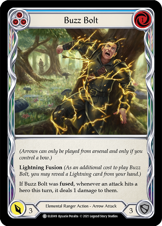 Buzz Bolt (Blue) [ELE049] (Tales of Aria)  1st Edition Normal | Good Games Cannington