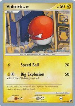 Voltorb LV.29 (117/132) (Intimidation - Tristan Robinson) [World Championships 2008] | Good Games Cannington