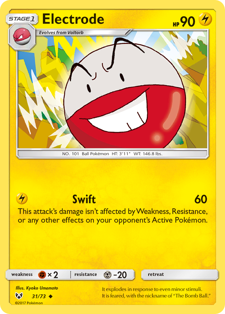Electrode (31/73) [Sun & Moon: Shining Legends] | Good Games Cannington