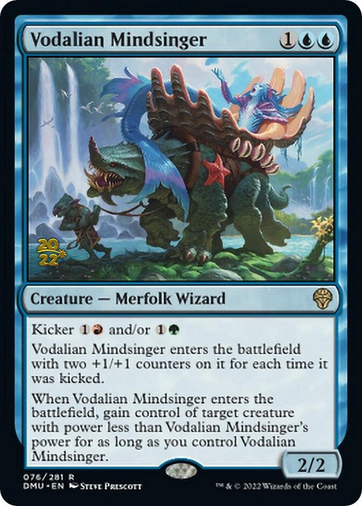 Vodalian Mindsinger [Dominaria United Prerelease Promos] | Good Games Cannington
